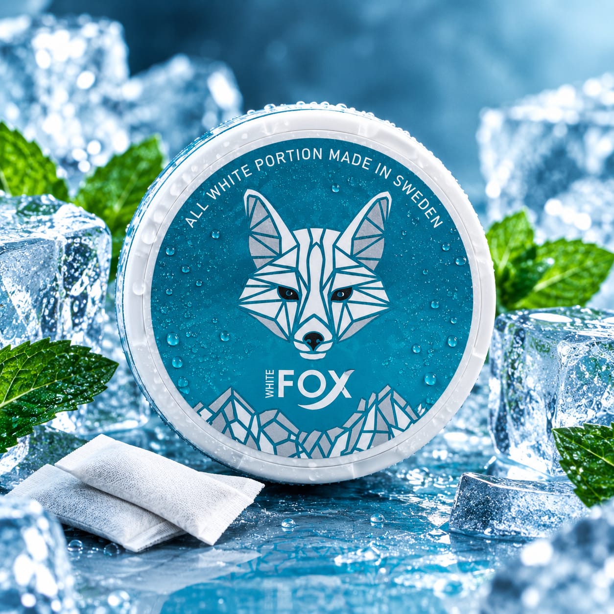 White Fox Mint Slim All White